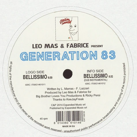 Generation 83 - Bellissimo