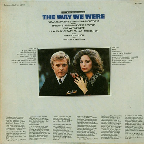 Marvin Hamlisch - The Way We Were (Original Soundtrack Recording)