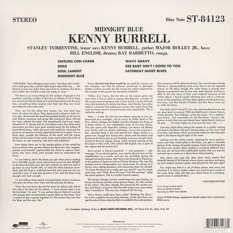 Kenny Burrell - Midnight Blue Back To Black Edition