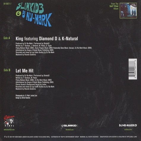 Slimkid3 & DJ Nu-Mark - King Feat. K-Natural & Diamond D / Let Me Hit It