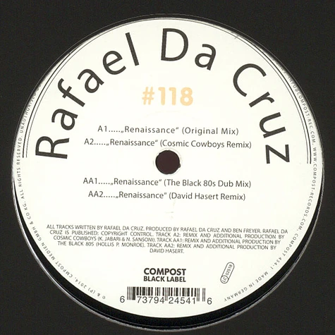 Rafael Da Cruz - Black Label #118