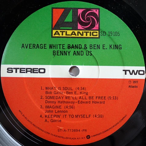 Average White Band & Ben E. King - Benny And Us