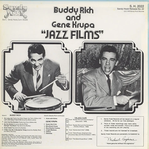 Buddy Rich and Gene Krupa - Jazz Films