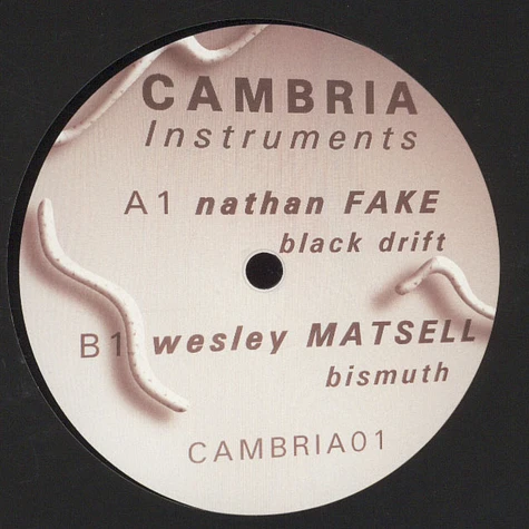 Nathan Fake / Wesley Matsell - Cambria 01