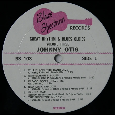 Johnny Otis - Great Rhythm & Blues Oldies Volume 3 - Johnny Otis