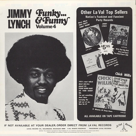 Jimmy Lynch - Funky & Funny - Tramp Time Volume 4