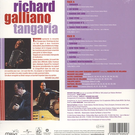 Richard Galliano - OST Tangaria