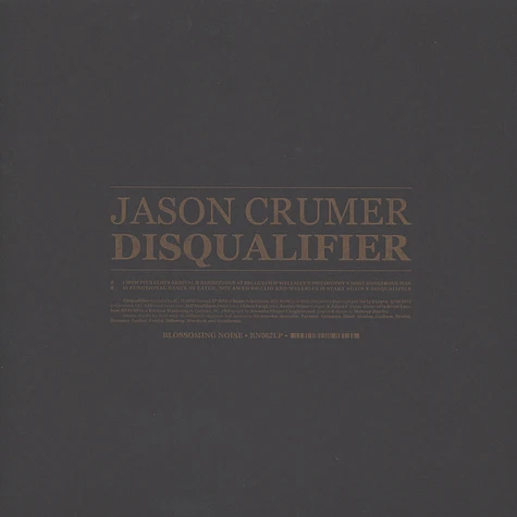 Jason Crumer - Disqualifier