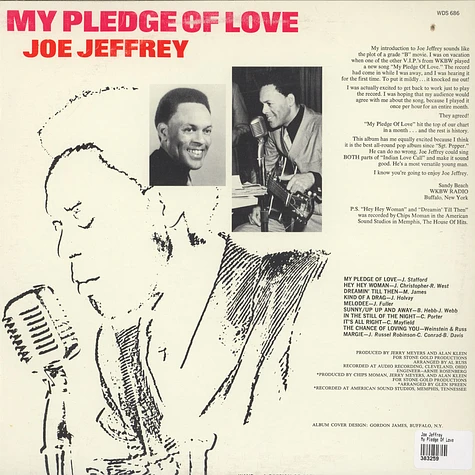 Joe Jeffrey - My Pledge Of Love