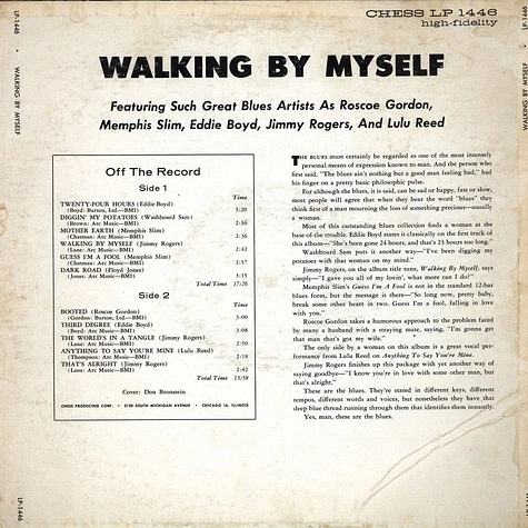 V.A. - Walkin' By Myself And Other Blues Hits Of The Past