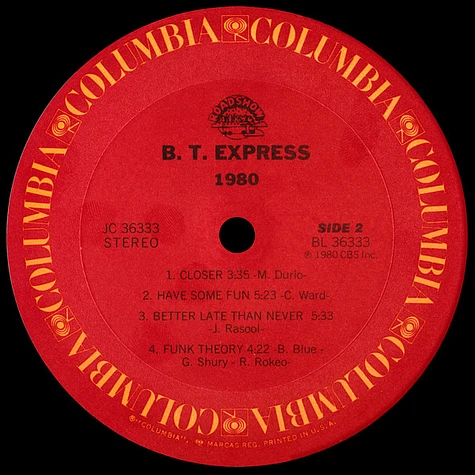 B.T. Express - 1980
