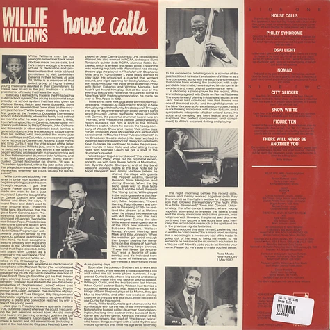 Willie Williams - House Calls