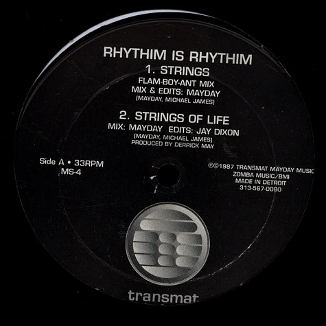 Rhythim Is Rhythim - Strings Of Life