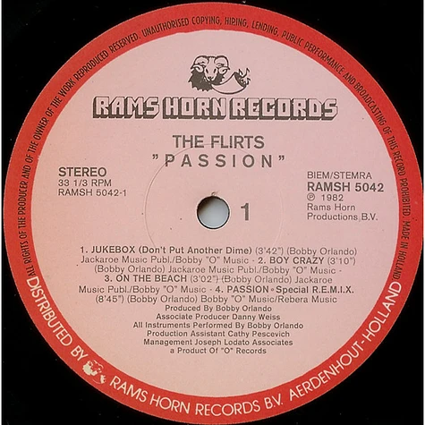 The Flirts - Passion