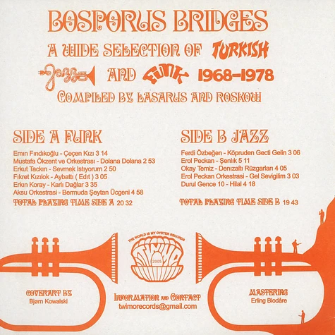 V.A. - Bosporus Bridges - A Wide Selection Of Turkish Jazz And Funk 1968-1978