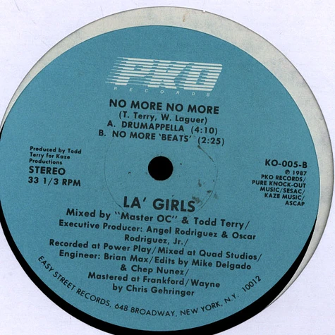 LA' Girls - No More No More