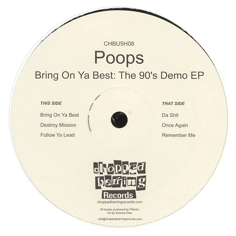 Poops - Bring On Ya Best: The 90's Demo EP