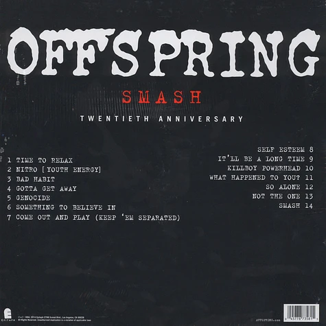 The Offspring - Smash 20th Anniversary Edition