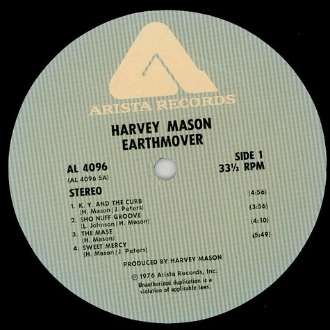 Harvey Mason - Earthmover