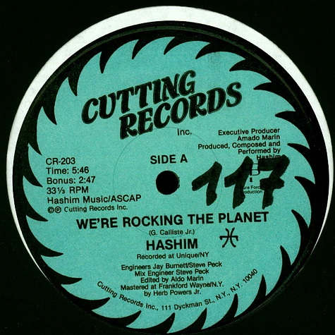 Hashim - We're Rocking The Planet