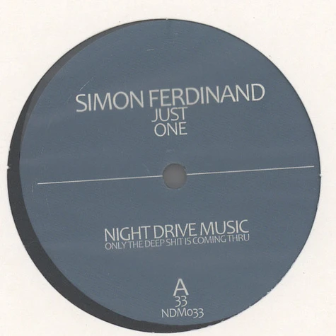 Simon Ferdinand - Just One EP