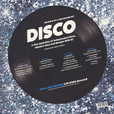 V.A. - Disco: A Fine Selection of Independent Disco, Modern Soul and Boogie 1978-82 - LP 2