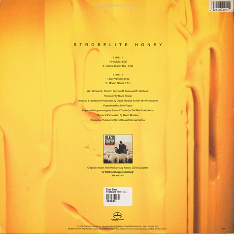 Black Sheep - Strobelite Honey (Special Edition Remixes)