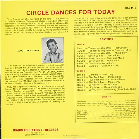 Rudy Franklin - Circle Dances For Today