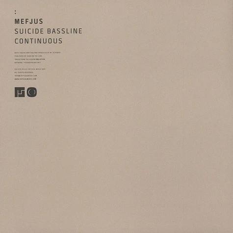 Mefjus - Suicide Bassline