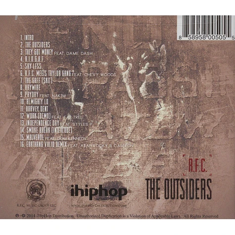 Smoke DZA & R.F.C. - Outsiders