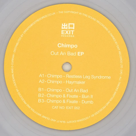 Chimpo - Out An Bad EP