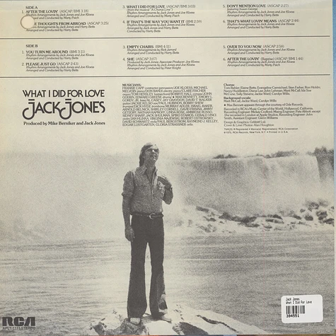 Jack Jones - What I Did For Love