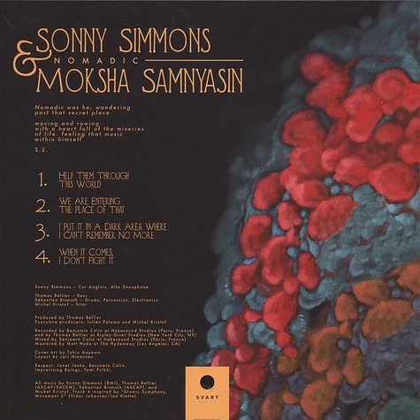 Sonny Simmons & Moksha Samnyasin - Nomadic BlackVinyl Edition