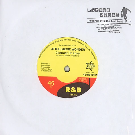 Little Stevie Wonder - Contract On Love