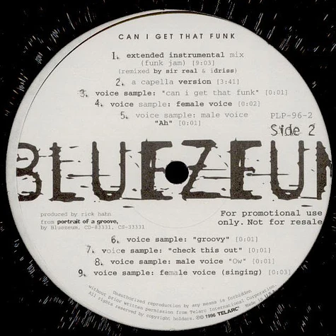 Bluezeum - Can I Get That Funk