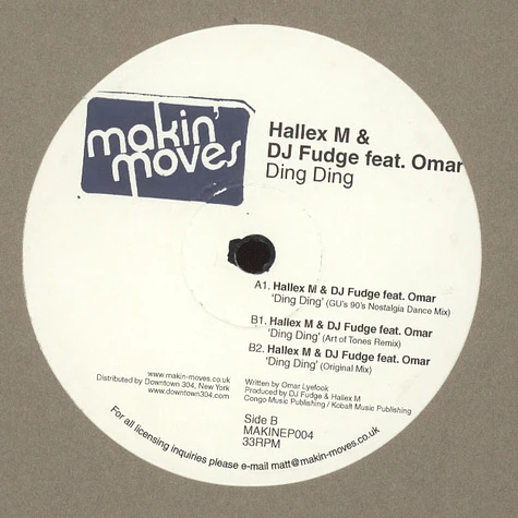 Hallex M & DJ Fudge - Ding Ding Feat. Omar