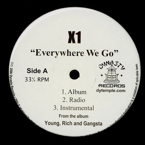 X1 - Everywhere We Go
