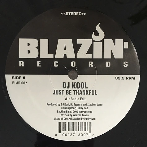 DJ Kool - Just Be Thankful