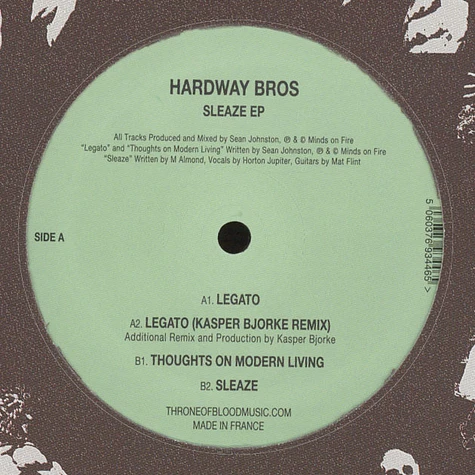 Hardway Bros - Sleaze EP