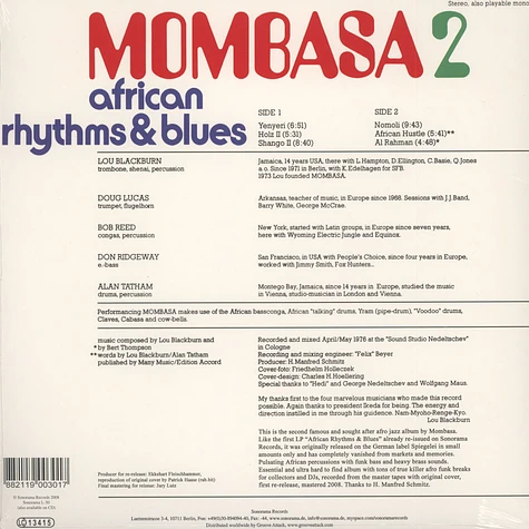 Mombasa - African Rhythms And Blues Volume 2