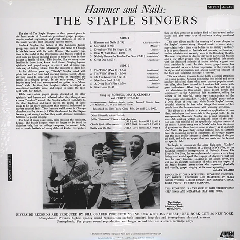 Staple Singers - Hammer & Nails