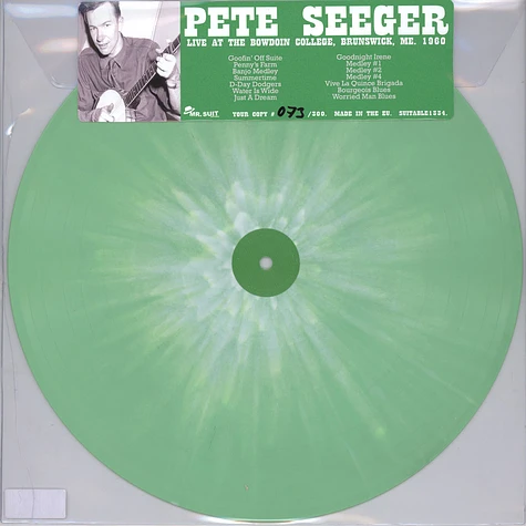 Pete Seeger - Live At The Bowdoin College, Brunswick, ME. 1960
