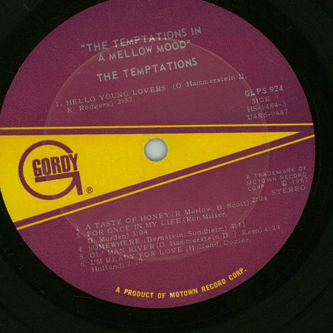 The Temptations - In A Mellow Mood