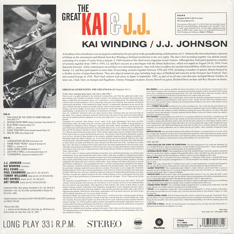Kai Winding & J.J. Johnson - The Great Kai & J.J.