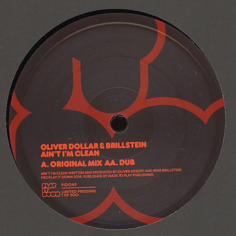 Oliver Dollar & Brillstein - Ain't I'm Clean