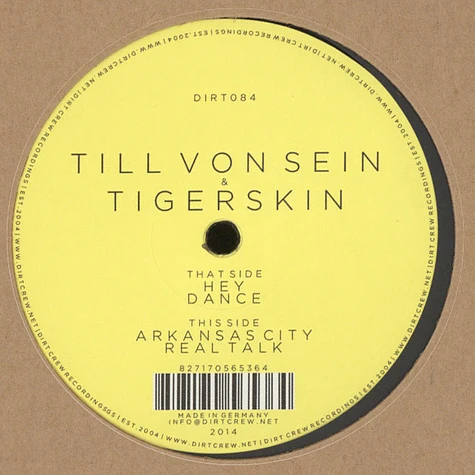 Till Von Sein & Tigerskin - Arkansas City EP