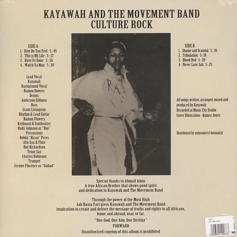 Kayawah & The Movement Band - Culture Rock