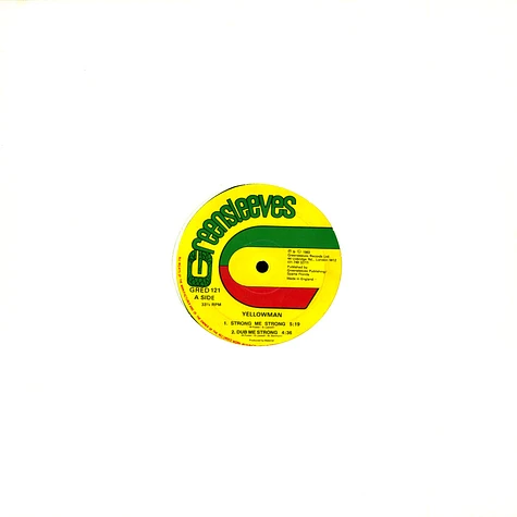 Yellowman - Strong Me Strong / Disco Reggae