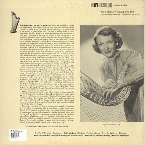 Verlye Mills - The Magic Harp Of Verlye Mills