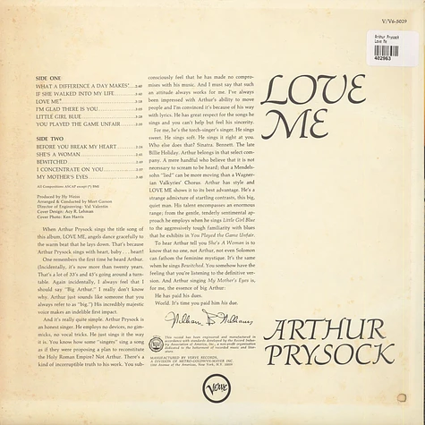 Arthur Prysock - Love Me